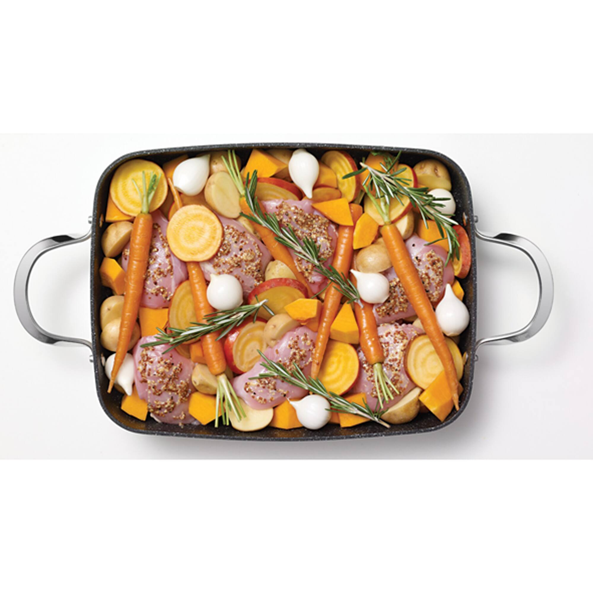 THE ROCK by Starfrit 9" x 13" One Pot Rectangular Dish With Lid